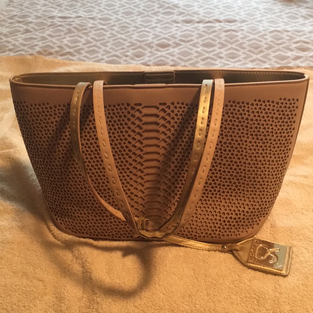Tote Bag with smaller inside zip bag, 2-in-1